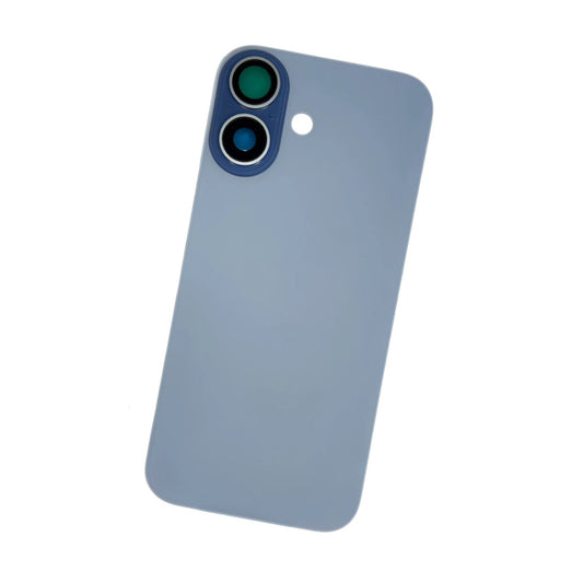 Glass Back For iPhone 17 Mist Blue Plain Without Logo Rear Glass FoneFunShop
