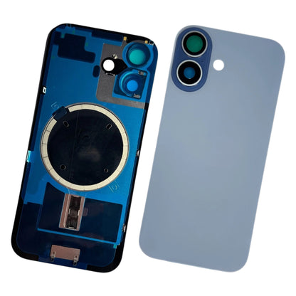 Glass Back For iPhone 17 Mist Blue Plain Without Logo Rear Glass FoneFunShop