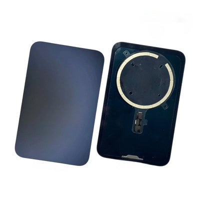 Glass Back For iPhone 17 Pro Blue Plain Without Logo
