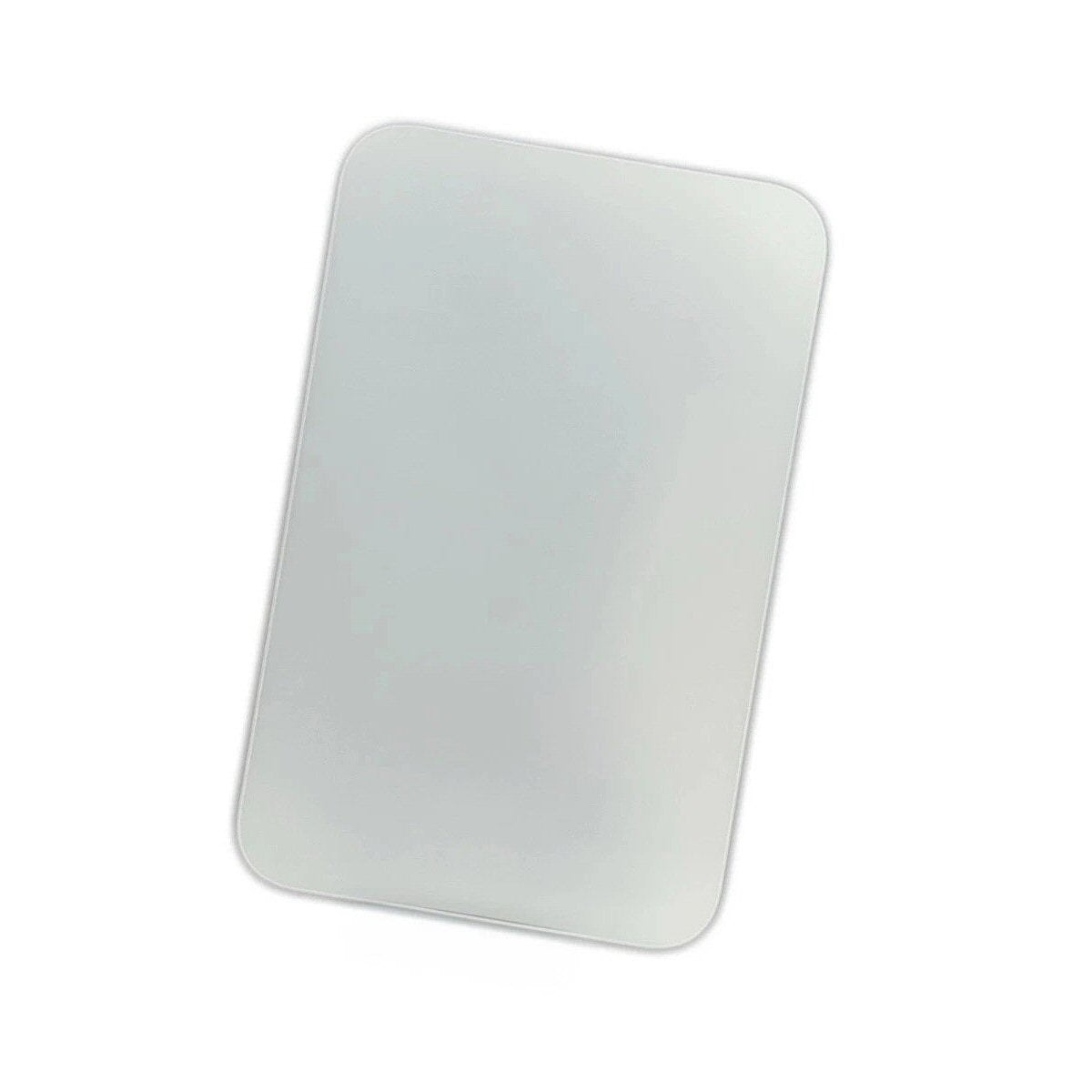 Glass Back For iPhone 17 Pro Silver Plain Without Logo