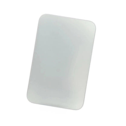 Glass Back For iPhone 17 Pro Silver Plain Without Logo