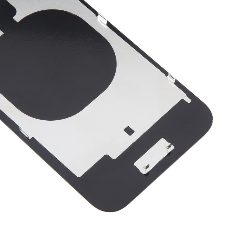 Glass Back For iPhone 16e Black Plain with Camera Lens No Logo Back Glass FoneFunShop