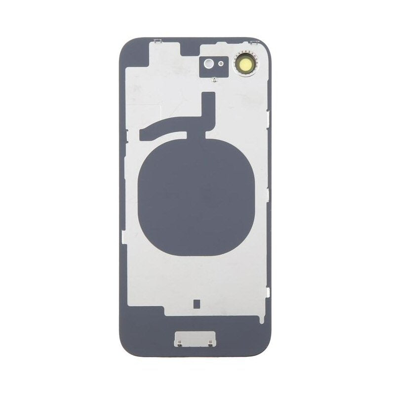 Glass Back For iPhone 16e White Plain with Camera Lens No Logo Back Glass FoneFunShop