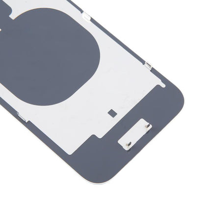 Glass Back For iPhone 16e White Plain with Camera Lens No Logo Back Glass FoneFunShop