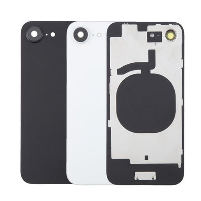Glass Back For iPhone 16e White Plain with Camera Lens No Logo Back Glass FoneFunShop