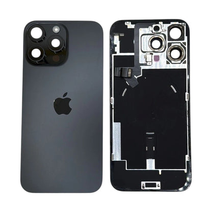 Back Glass with Camera Lens Black for iPhone 16 Pro Max - Used Pulled Grade B Back Glass FoneFunShop