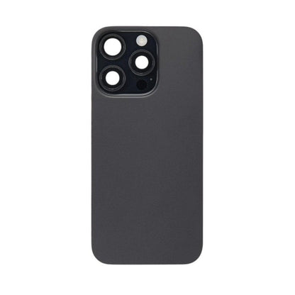 Back Glass with Camera Lens Black for iPhone 16 Pro Max - Used Pulled Grade B
