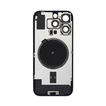 Back Glass with Camera Lens Black for iPhone 16 Pro Max - Used Pulled Grade B
