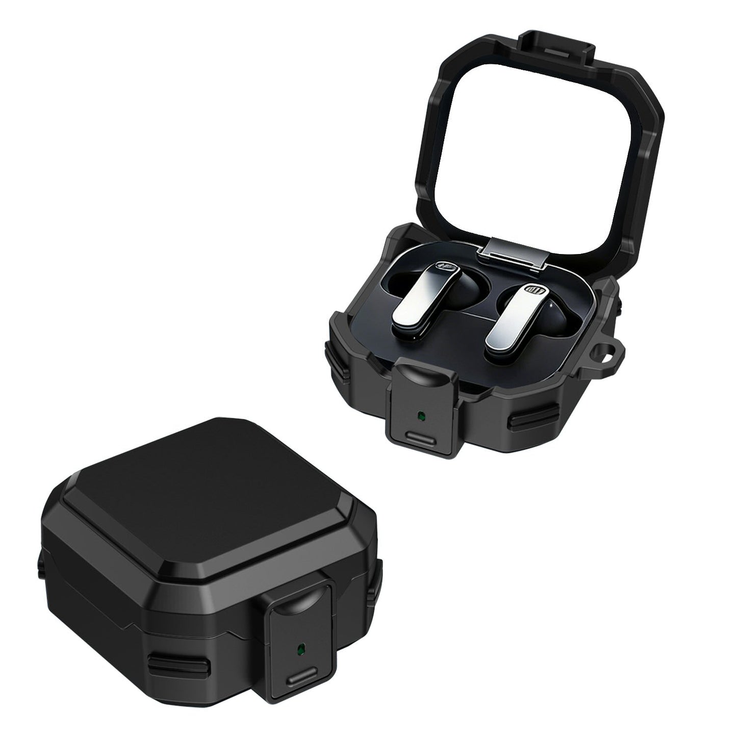 Pro Armor Rugged Case for Galaxy Buds 4 / 4 Pro - Black Case Cover FoneFunShop