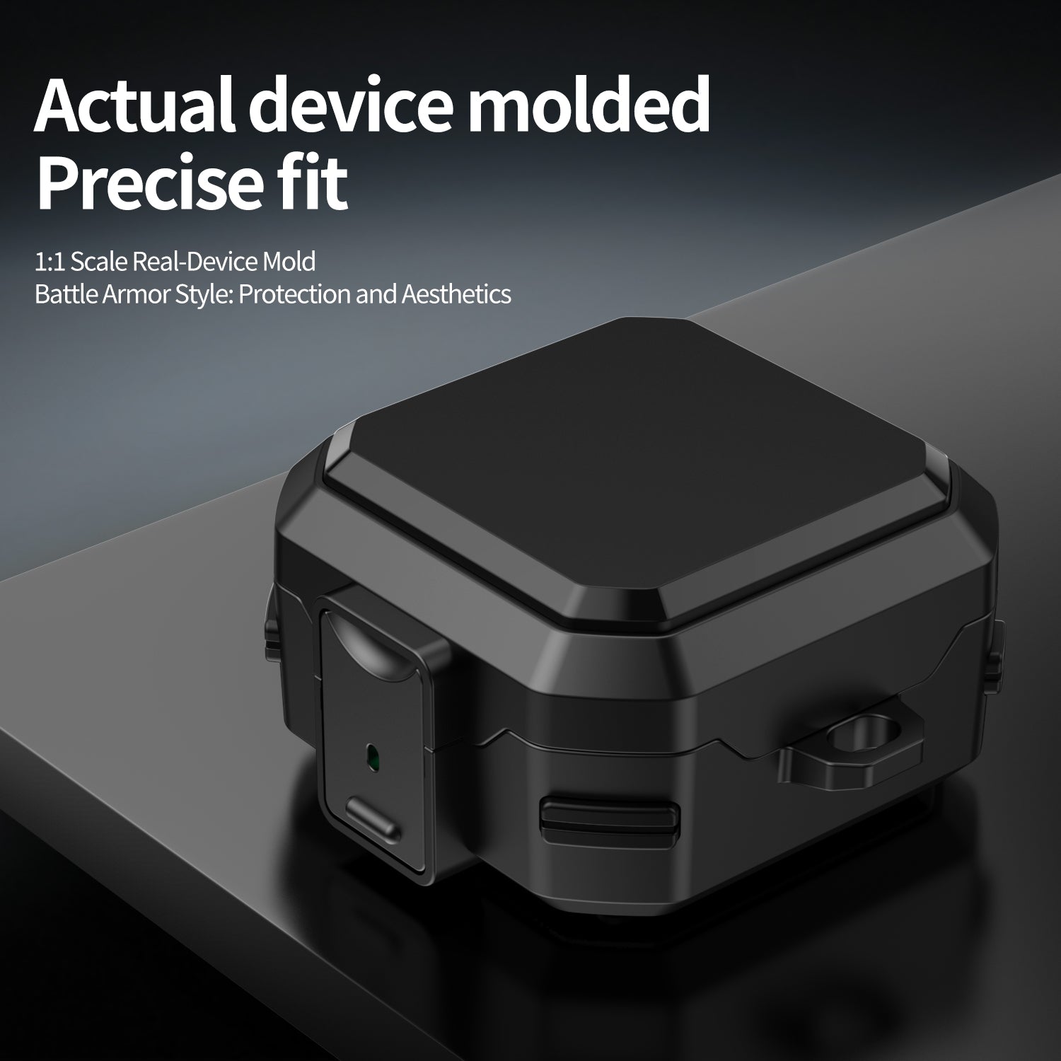 Pro Armor Rugged Case for Galaxy Buds 4 / 4 Pro - Black Case Cover FoneFunShop