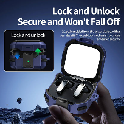 Pro Armor Rugged Case for Galaxy Buds 4 / 4 Pro - Blue Case Cover FoneFunShop