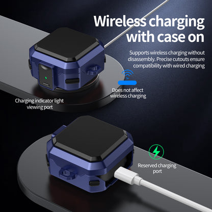 Pro Armor Rugged Case for Galaxy Buds 4 / 4 Pro - Blue Case Cover FoneFunShop