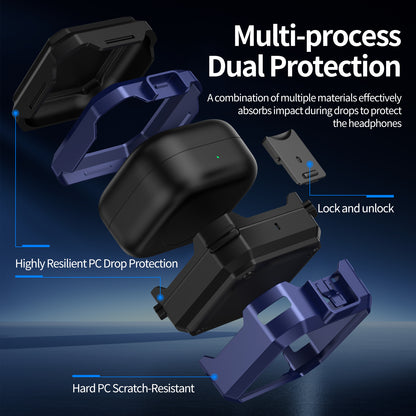 Pro Armor Rugged Case for Galaxy Buds 4 / 4 Pro - Blue Case Cover FoneFunShop