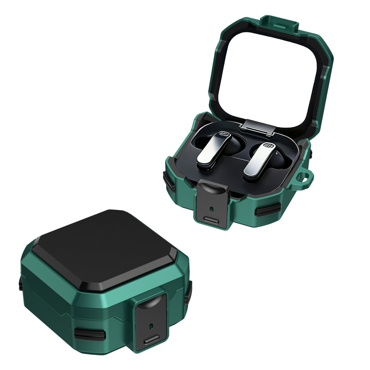 Pro Armor Rugged Case for Galaxy Buds 4 / 4 Pro - Green Case Cover FoneFunShop