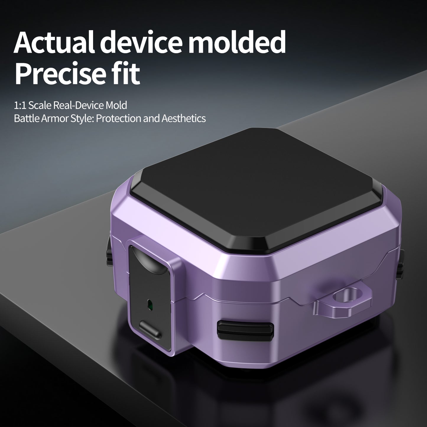 Pro Armor Rugged Case for Galaxy Buds 4 / 4 Pro - Purple Case Cover FoneFunShop