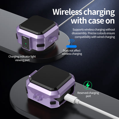 Pro Armor Rugged Case for Galaxy Buds 4 / 4 Pro - Purple Case Cover FoneFunShop