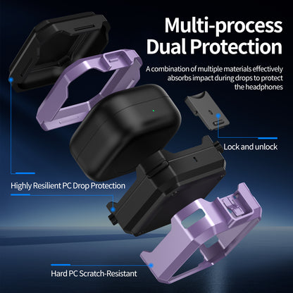 Pro Armor Rugged Case for Galaxy Buds 4 / 4 Pro - Purple Case Cover FoneFunShop