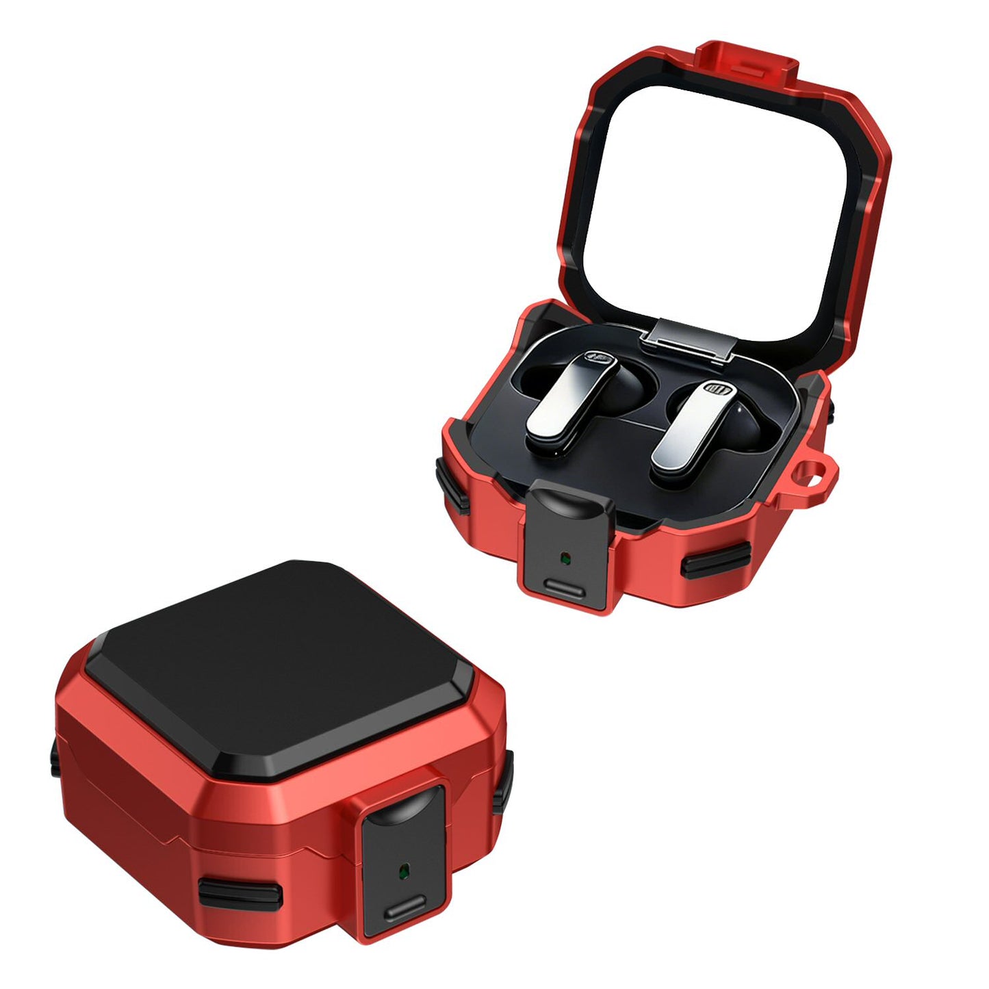 Pro Armor Rugged Case for Galaxy Buds 4 / 4 Pro - Red Case Cover FoneFunShop