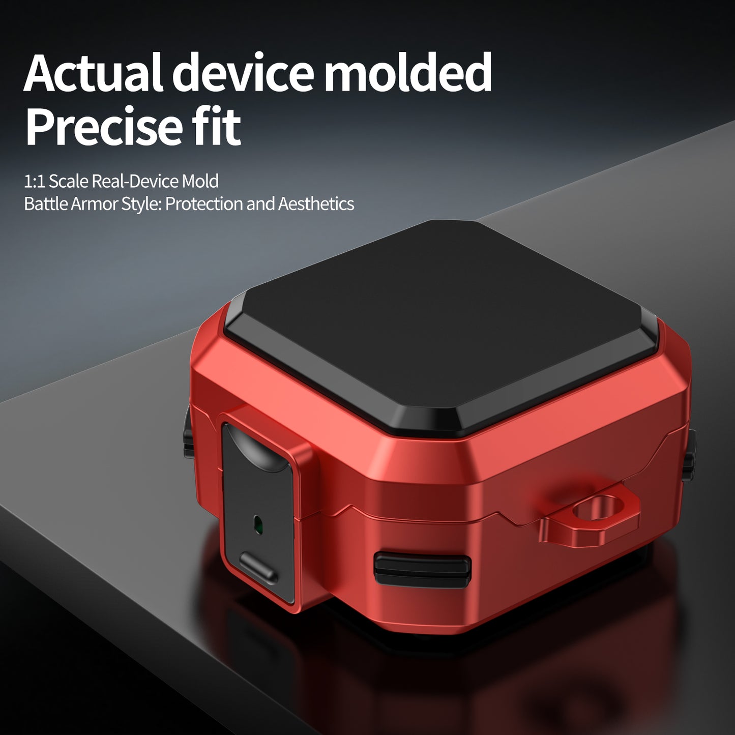 Pro Armor Rugged Case for Galaxy Buds 4 / 4 Pro - Red Case Cover FoneFunShop
