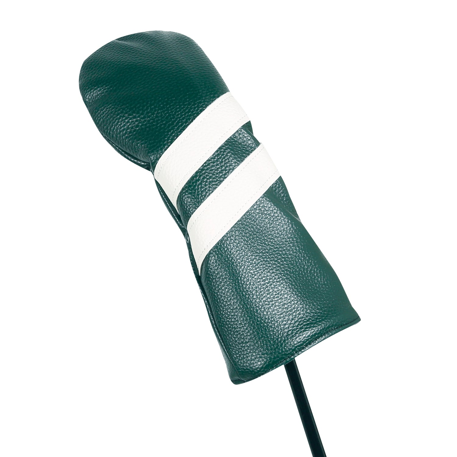 Leather Golf Covers Driver 1 3 5 Headcovers 3 Piece Set Teal with White Golf Accessorise FoneFunShop