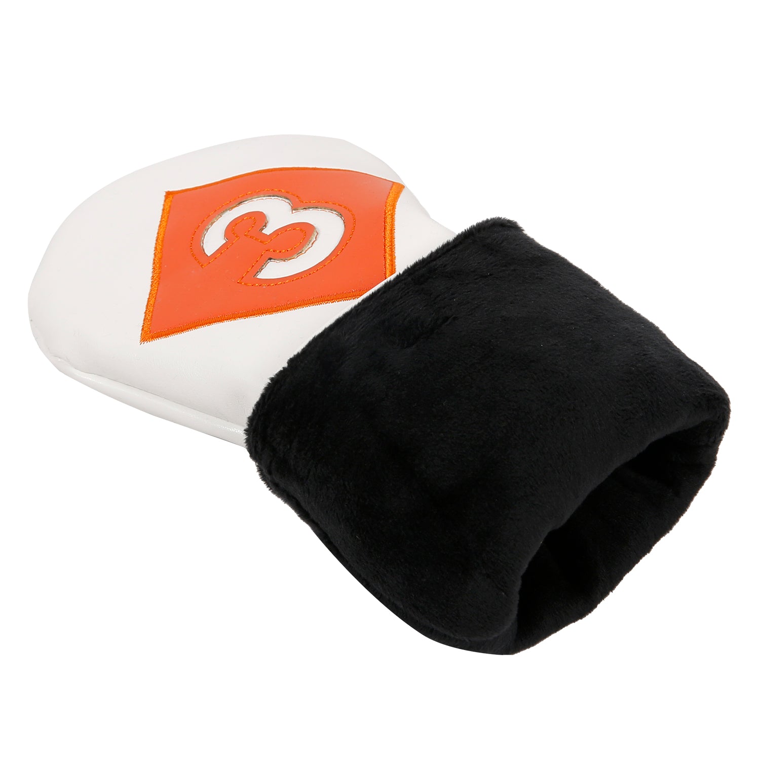 Leather Golf Covers Driver 1 3 5 U Headcovers 4 Piece Set White with Multicoloured Golf Accessorise FoneFunShop