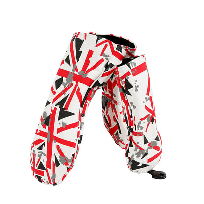 Golf Driver Head Cover 4 Piece Set | Fits #1 Driver, #3 Wood, #5 Wood, #U Utility Club | Protective Headcovers British Flag Union Jack Red Golf Accessorise FoneFunShop