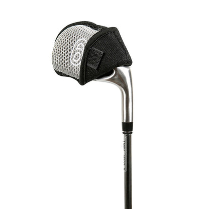 Golf Club Iron Head Covers 10 Piece Headcover Protector Grey with Black