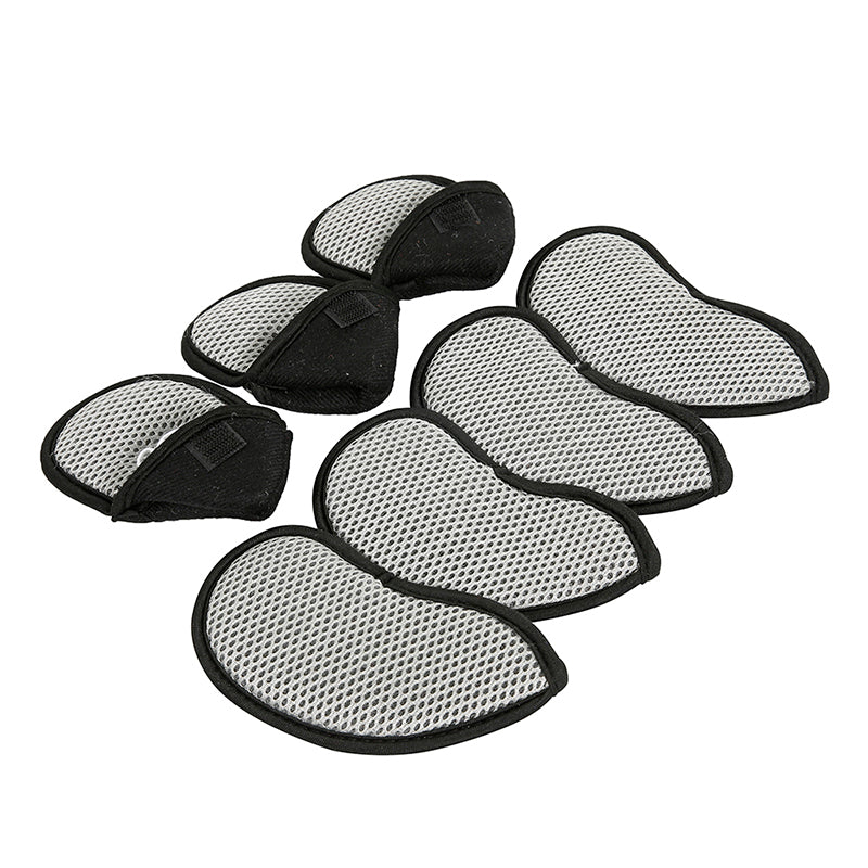 Golf Club Iron Head Covers 10 Piece Headcover Protector Grey with Black