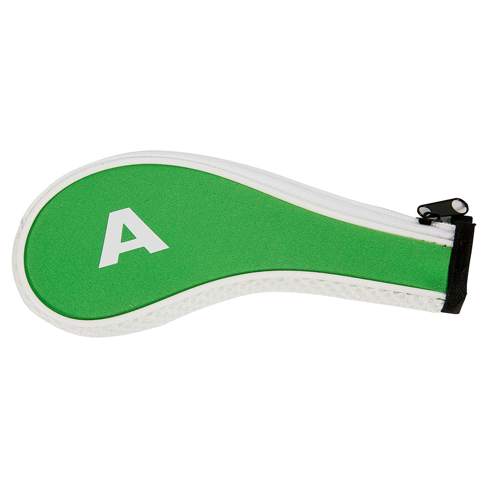 Golf Club Iron Head Covers 10 Piece Set Headcover Shaft Protector Green with White Golf Accessorise FoneFunShop