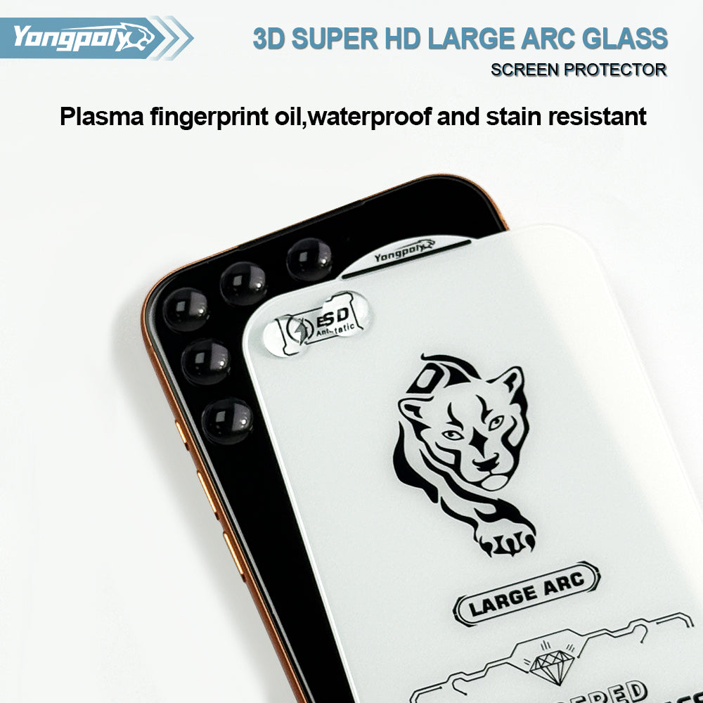 Pack of 3 9D Glass Screen Protector For iPhone 16e Screen Protector FoneFunShop