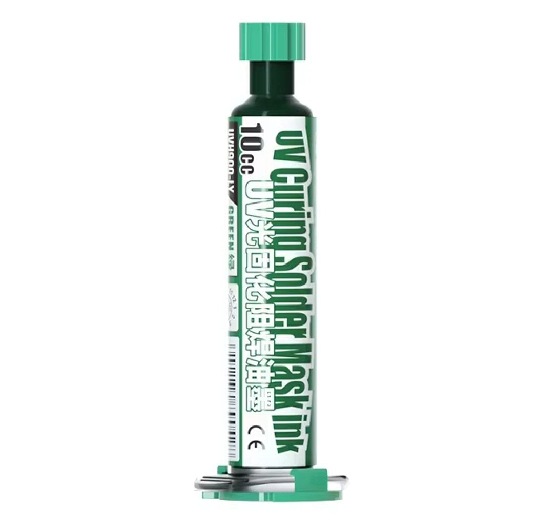 Mechanic 10ML GY UVH900 Green UV Curable Solder Mask Paint For PCB Jumper Wire Solder FoneFunShop