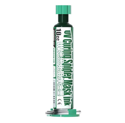 Mechanic 10ML GY UVH900 Green UV Curable Solder Mask Paint For PCB Jumper Wire Solder FoneFunShop