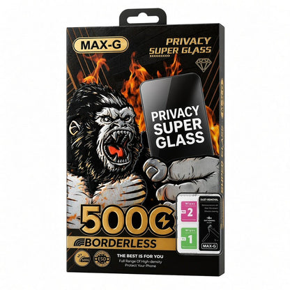 Super Glass Privacy Screen Protector For iPhone 17 Pro Max Screen Protector FoneFunShop