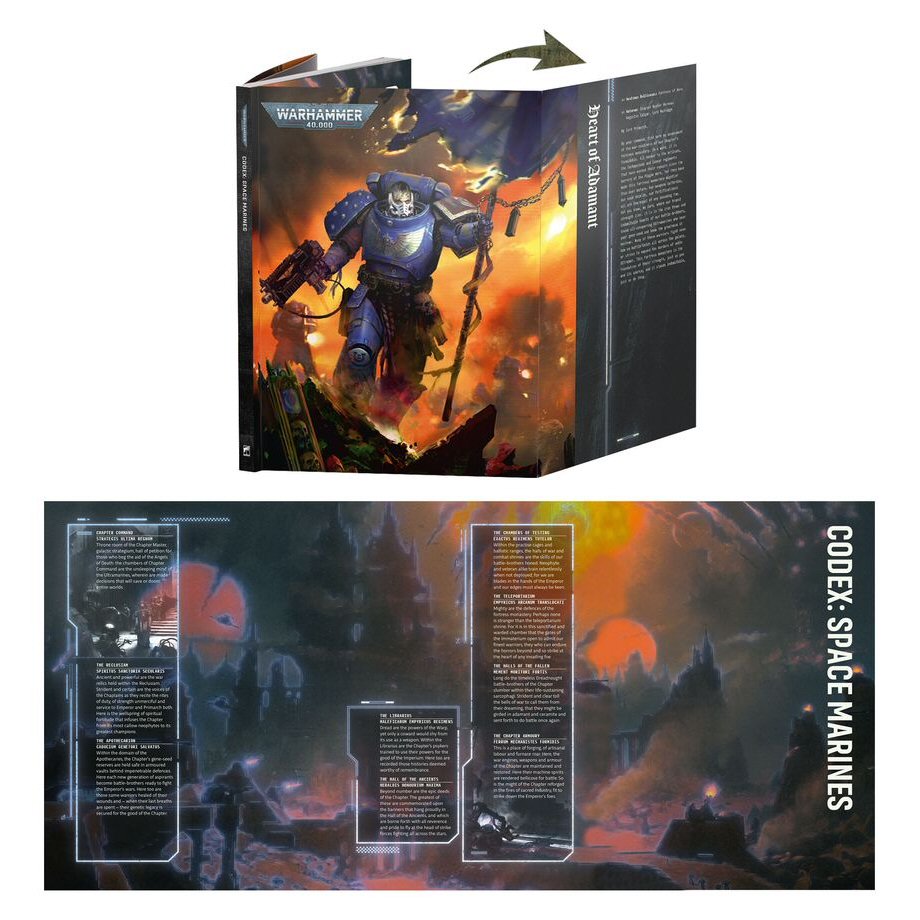 Warhammer 40,000 - Space Marines - Codex (English) (60030101066) Warhammer 40,000 FoneFunShop