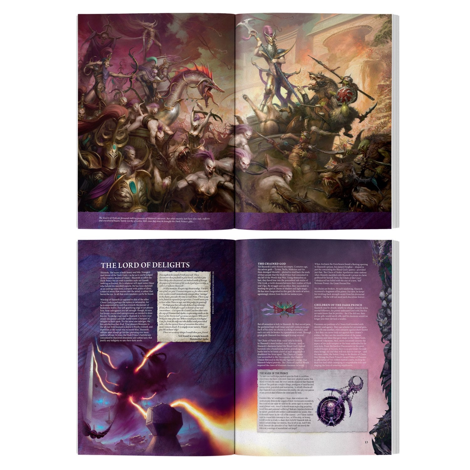 Warhammer Age of Sigmar - Battletome - Hedonites of Slaanesh (83-72) Book FoneFunShop