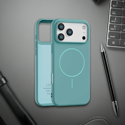 Magnetic Case for iPhone 17 Pro Max - Compatible with MagSafe - Shockproof Green Case Cover FoneFunShop