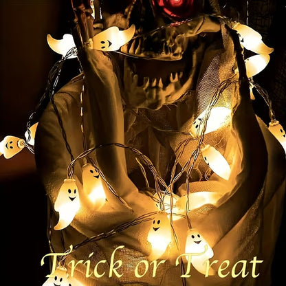 Halloween Ghost String Lights 20 LED Battery Operated Party Decor