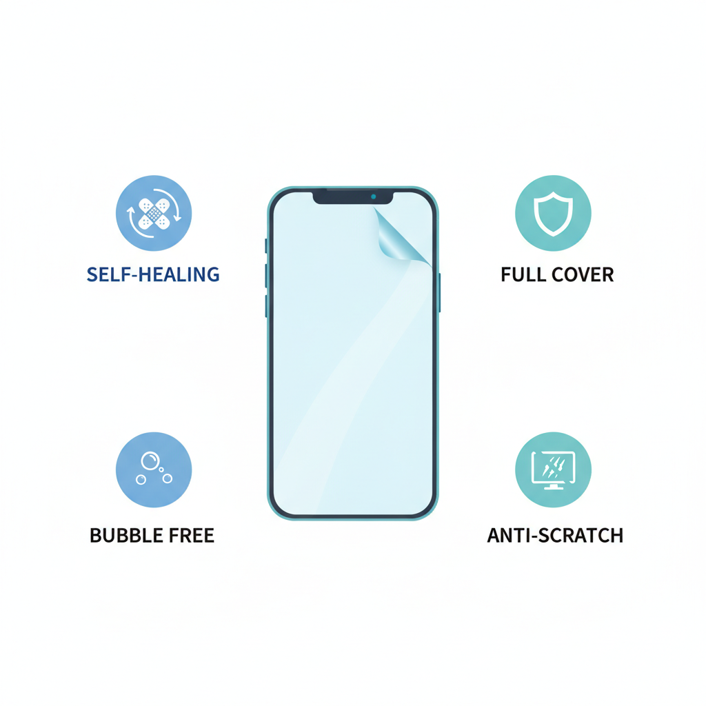 Screen Protector For iPhone 17 Anti-Blue Light Soft Hydrogel Film Screen Protector FoneFunShop