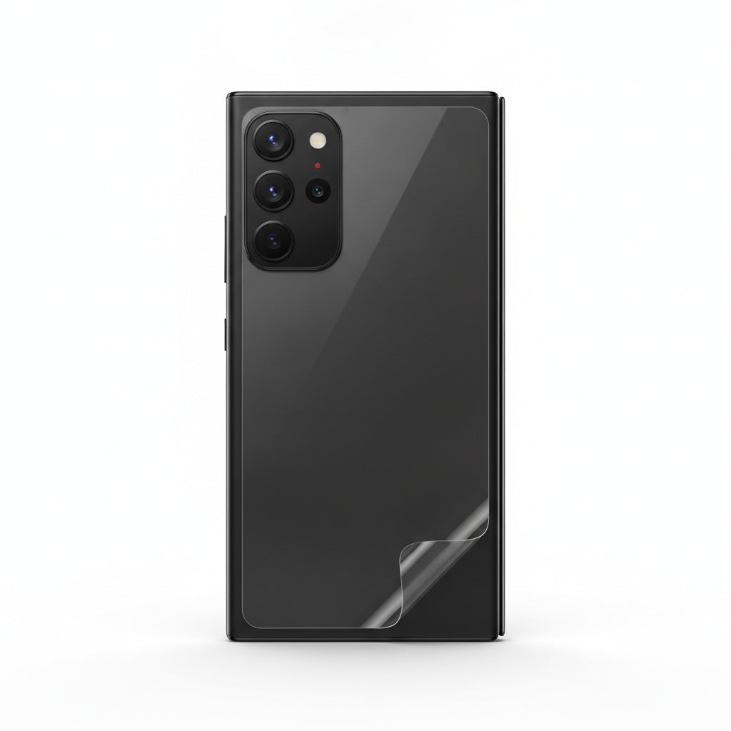 Hydrogel back protector for Pixel 10 Pro Fold - clear film on the back of the phone