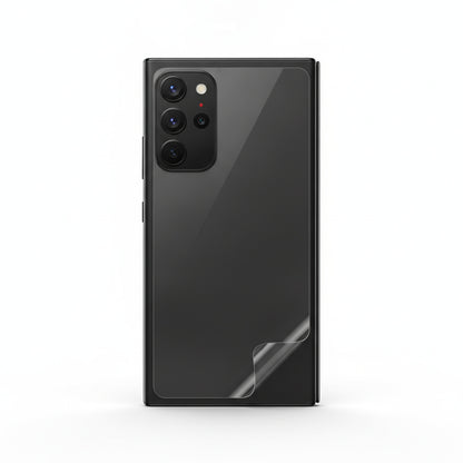 Hydrogel back protector for Pixel 10 Pro Fold - clear film on the back of the phone