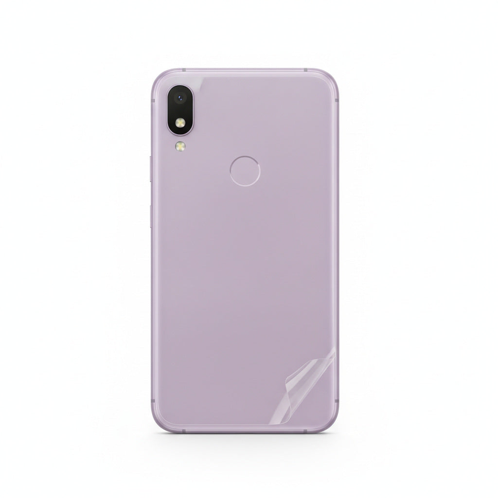 Hydrogel back protector for Pixel 3a - clear film on the back of the phone