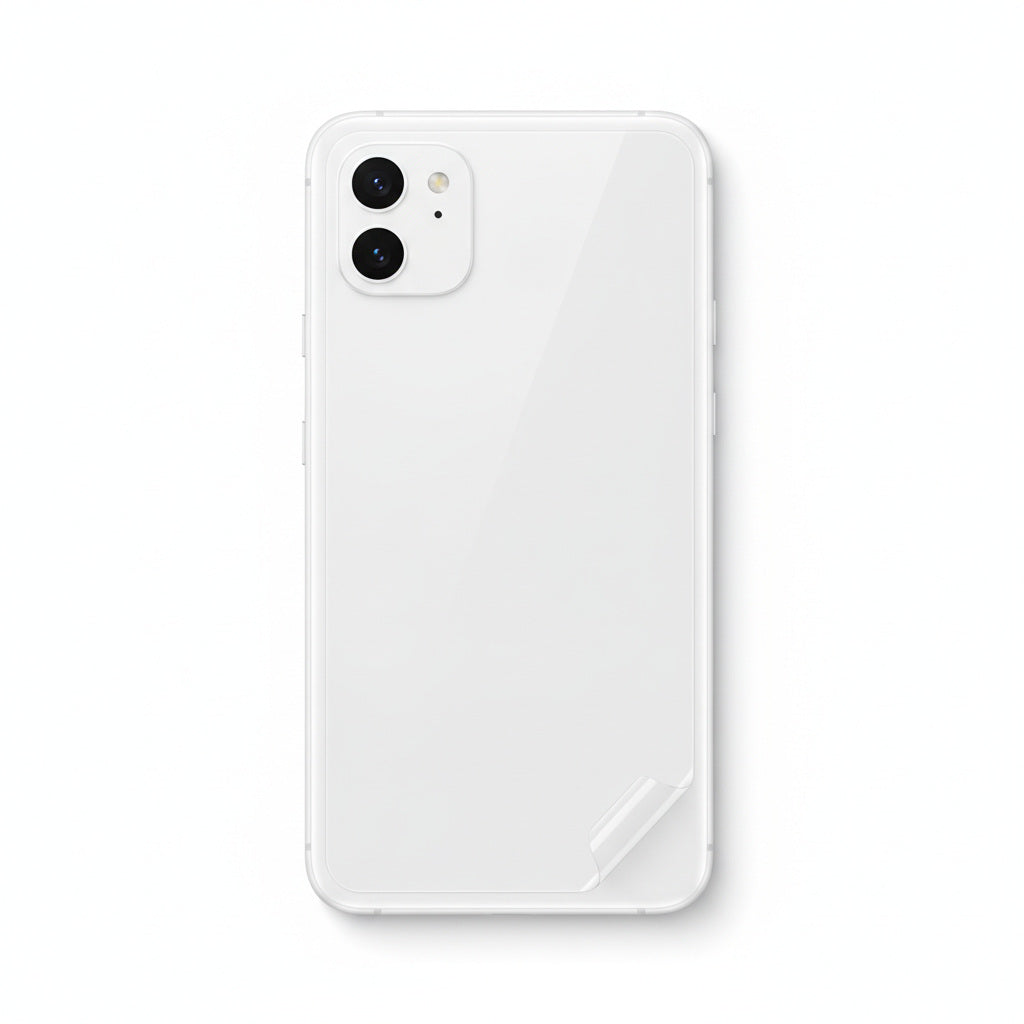 Hydrogel back protector for Pixel 4 - clear film on the back of the phone