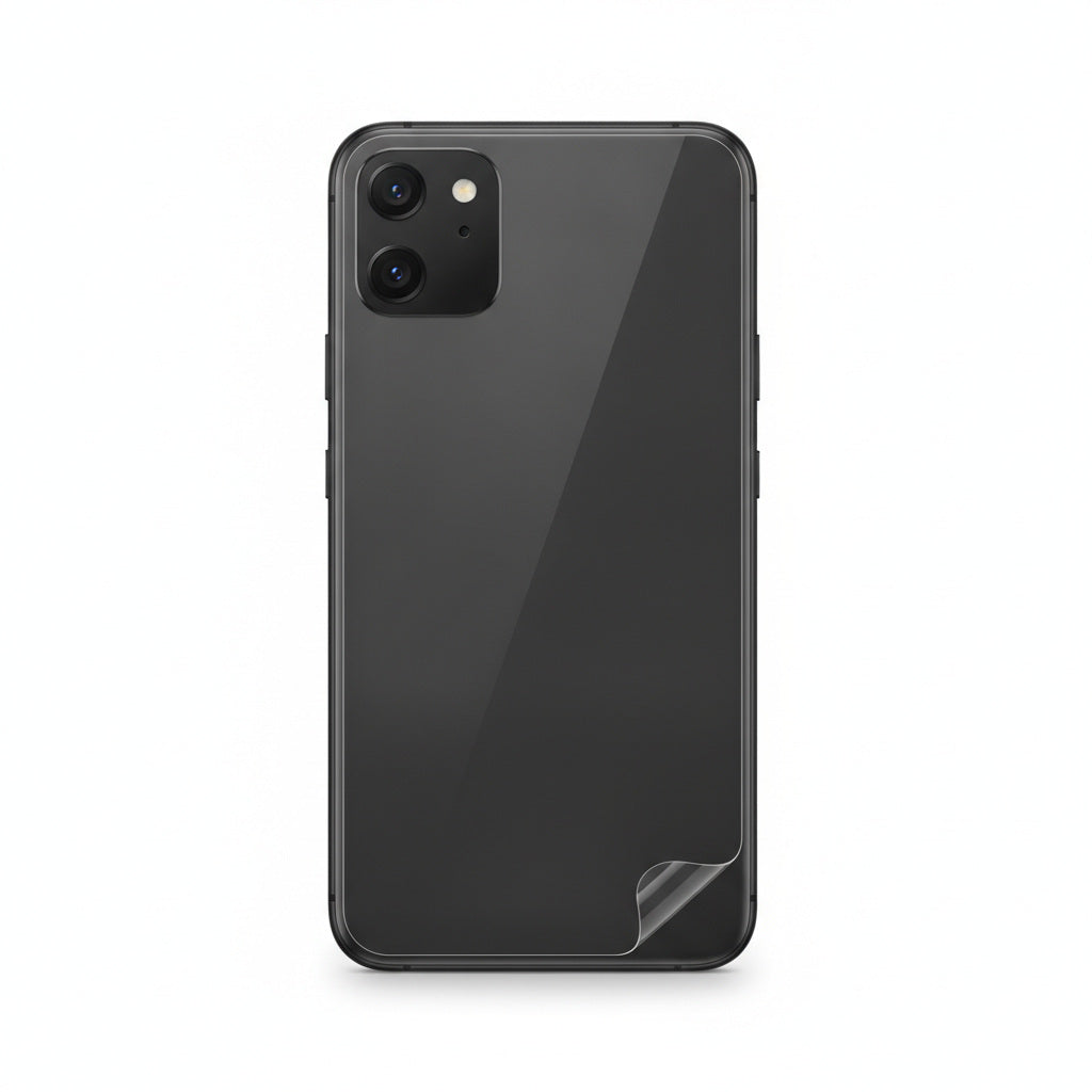 Hydrogel back protector for Pixel 4a 5G - clear film on the back of the phone