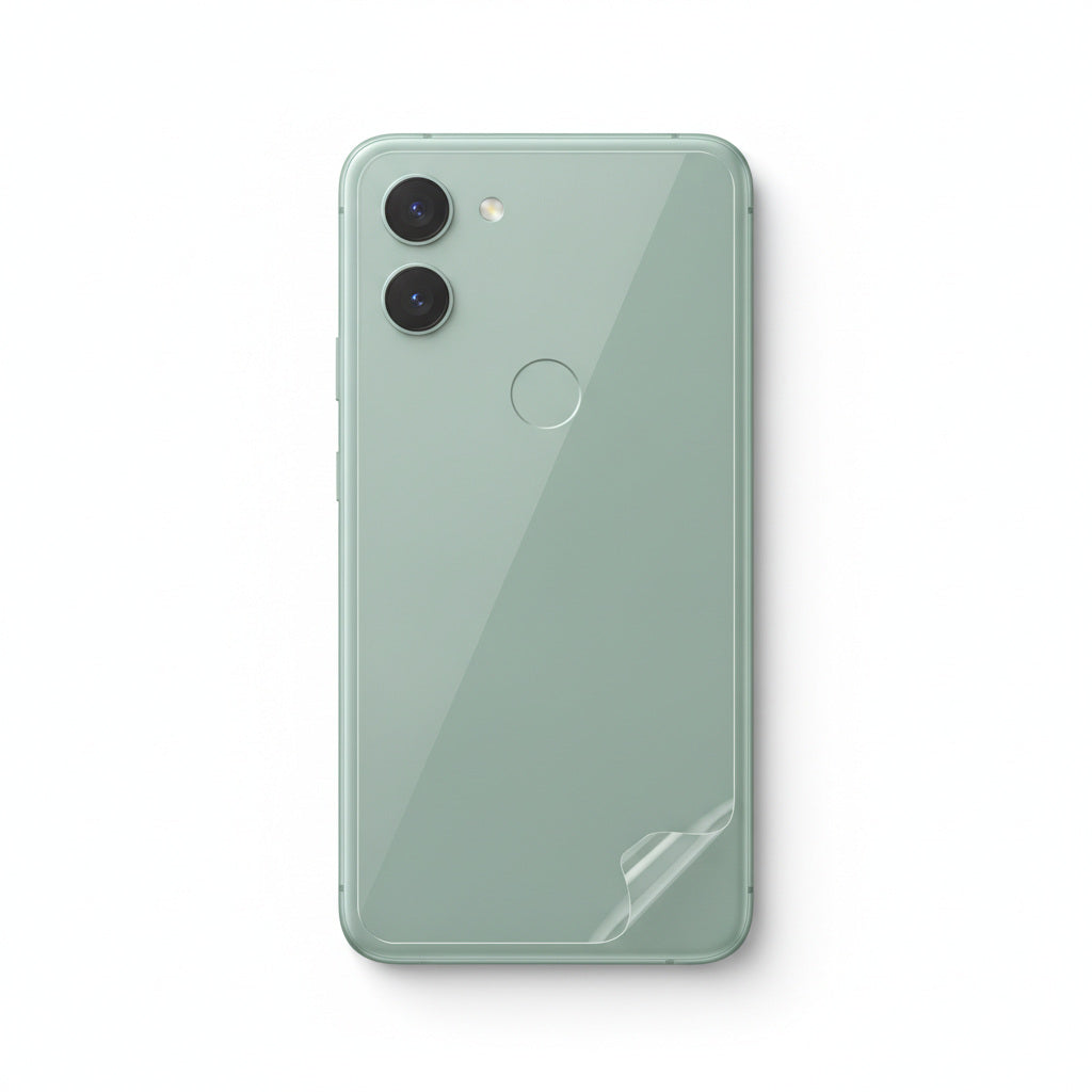 Hydrogel back protector for Pixel 5 - clear film on the back of the phone