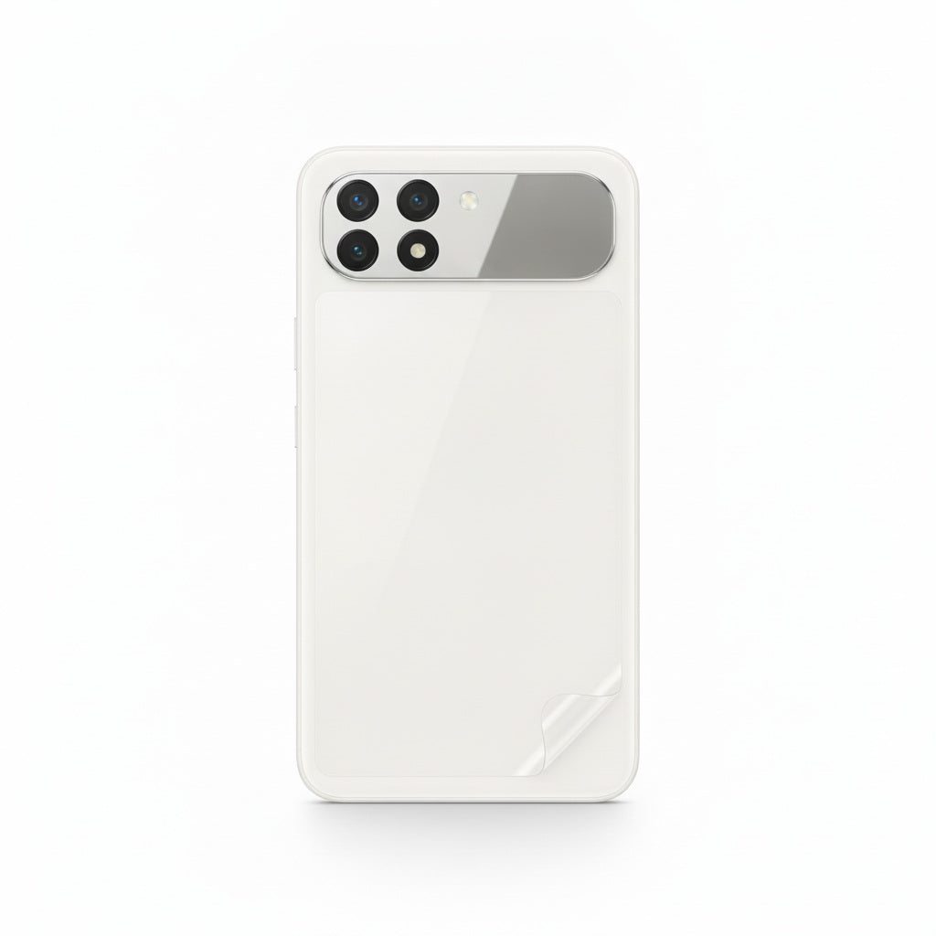 Hydrogel back protector for Pixel 8 Pro - clear film on the back of the phone