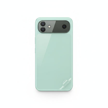 Hydrogel back protector for Pixel 9 - clear film on the back of the phone