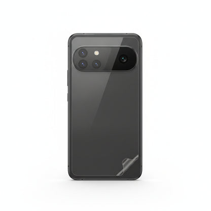 Hydrogel back protector for Pixel 9 Pro XL - clear film on the back of the phone