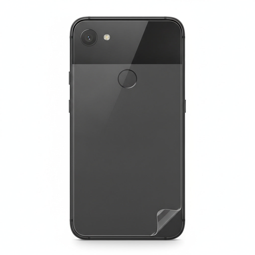 Hydrogel back protector for Pixel XL - clear film on the back of the phone