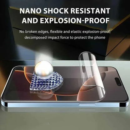 Clear Hydrogel Screen Protector For iPhone Ultra Front