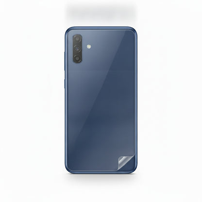 Hydrogel back protector for Samsung Galaxy A12 - clear film on the back of the phone